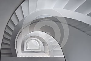 Semicircular winding stair photo