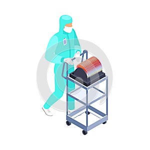 Semiconductor Lab Worker Composition