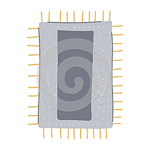 semiconductor microchip cartoon vector illustration