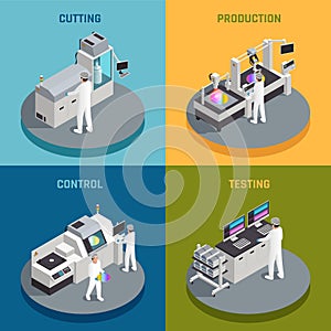 Semiconductor Production Design Concept photo