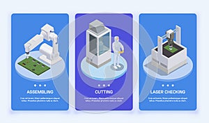 Semiconductor Vertical Banners Set