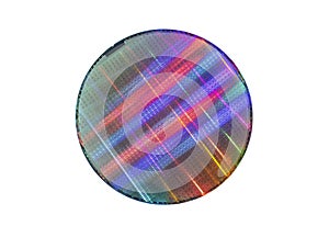 Semiconductor wafer disk made of silicon isolated