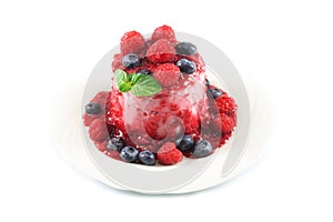 Semifreddo ice cream