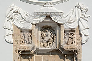 Seminar church's gothic sculpture photo