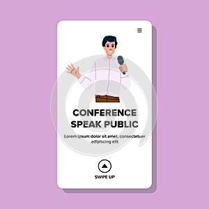 seminar conference speak public vector