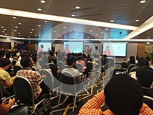 Seminar event at Suntec convention hall, Singapore