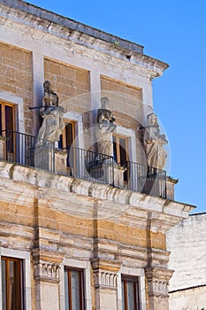 Seminary palace. Brindisi. Puglia. Italy. photo