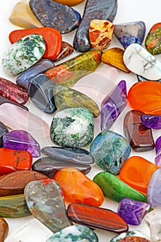 Semiprecious natural stones photo