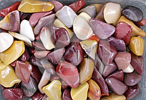 Semiprecious stones. Gem market. photo