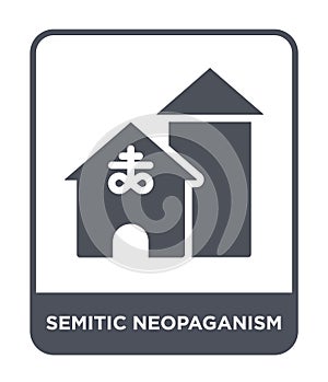 semitic neopaganism icon in trendy design style. semitic neopaganism icon isolated on white background. semitic neopaganism vector