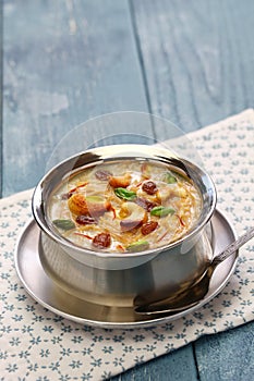 Semiya payasam, indian vermicelli kheer with coconut milk