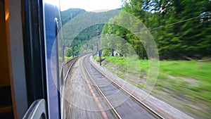 Semmering railway line, Alps, Austria