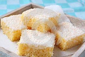 Semolina cake with coconut