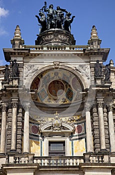 The Semper Opera House in Dresden