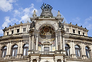 The Semper Opera House in Dresden photo