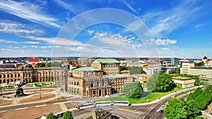 Semperoper is the opera house of the Sachsische Staatsoper Dresden