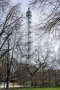 Sempione park in Milan: tower
