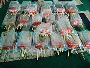 Sempol, an Indonesian snack