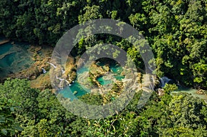 Semuc Champey natural swimming pools, Guatemala