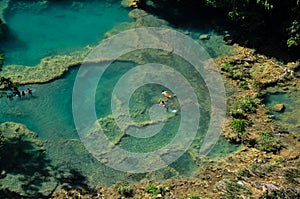 Semuc Champey natural swimming pools, Guatemala