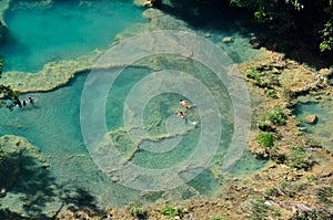 Semuc Champey natural swimming pools, Guatemala