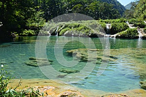 Semuc Champey Waterfall Lanquin Guatemala photo