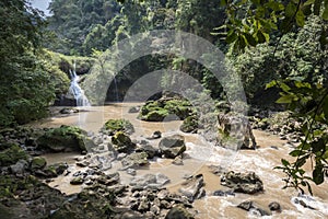 Semuc Champey waterfalls in summer, Guatemala