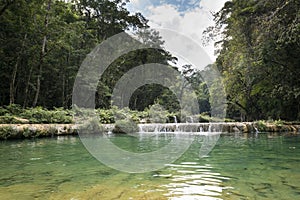 Semuc Champey waterfals, Guatemala photo