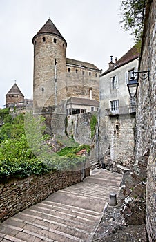 Semur-en-Auxois in Burgundy, France