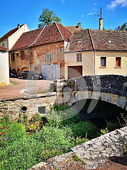 Semur-en-Auxois, Burgundy, France medieval village of astonishing beauty