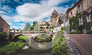 Semur-en-auxois historic town