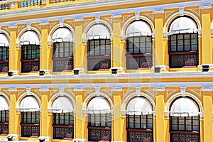 Senado Square Heritage Building, Macau, China photo