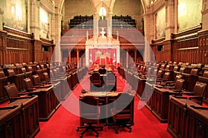 The Senate Chamber, Ottawa. photo