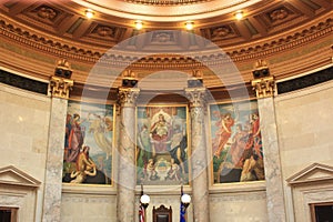 Senate Chamber at the Wisconsin State Capital in Madison, WI