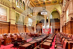 The Senate of Parliament Building - Ottawa, Canada photo