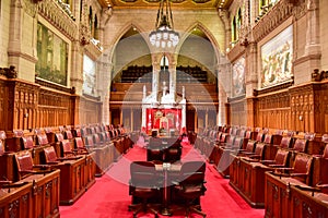 The Senate of Parliament Building - Ottawa, Canada