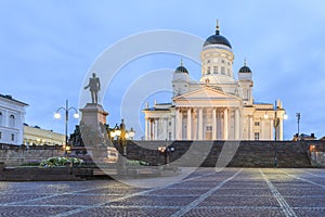 Senate Square and Helsinki Cathedral photo