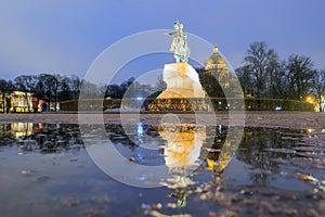 Senate Square in St. Petersburg, Russia