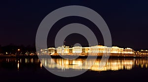 Senate and Synod at night