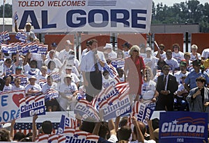 Senator Al Gore speaks in Ohio