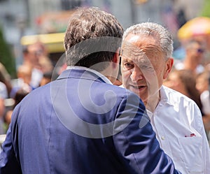 Senator Chuck Schumer at 55th Annual `Celebrate Israeli` Parade in New York City