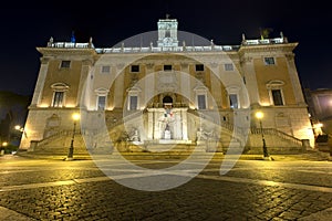 Senatorial Palace of the Capitol in Rome photo