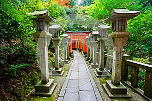 Senbon Torii at Fushimi Inari ShrineFushimi Inari Taisha. photo