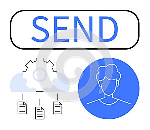Data Sharing Concept with Cloud, Gear, and User Profile Elements