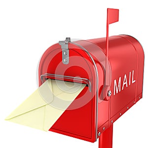 Send letter in mailbox