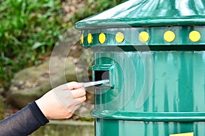 Send letter in mailbox