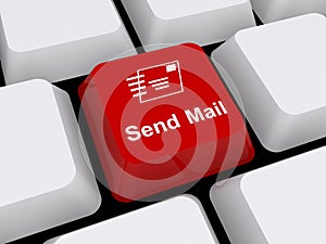 Send mail button on keyboard