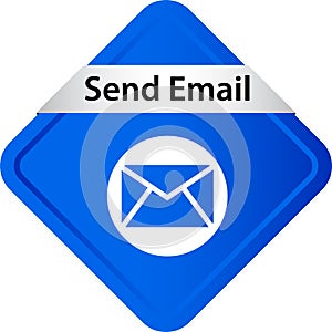 Send mail icon web button