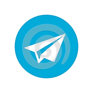 Send symbol, paper airplane icon â€“ stock vector