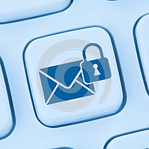 Sending encrypted E-Mail protection secure mail internet online